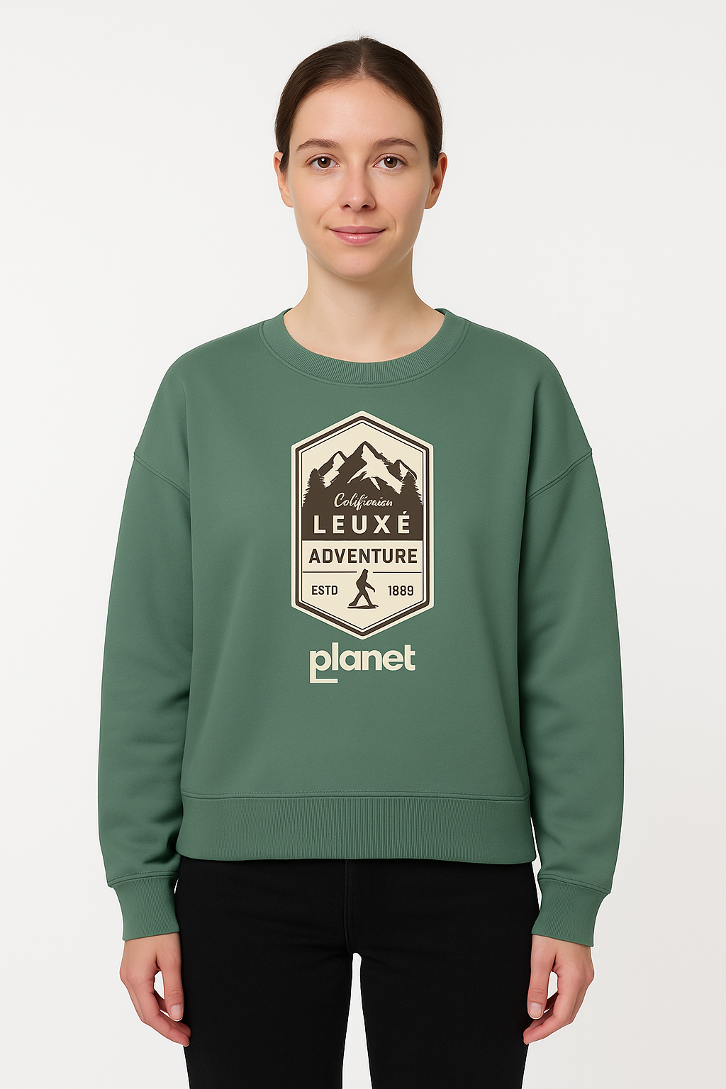 Women’s organic crew neck sweatshirt