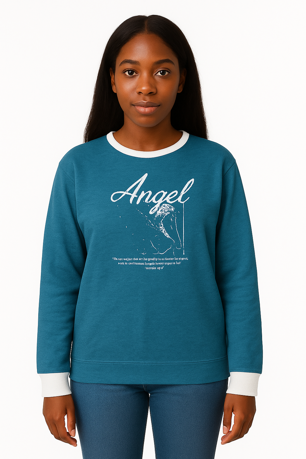 Women’s straight bottom knitted sweater