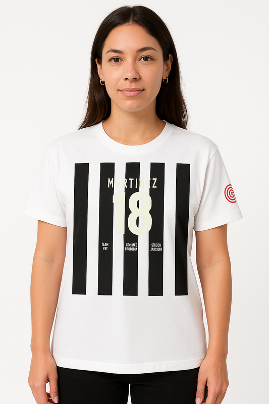 Unisex organic ribbed neck t-shirt