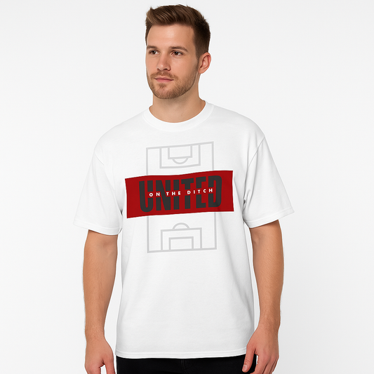 Unisex organic oversized high neck t-shirt