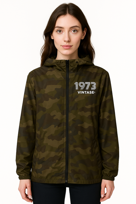Unisex lightweight zip up windbreaker